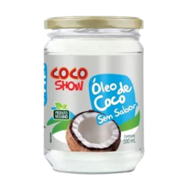 �LEO DE COCO SEM SABOR - COCO SHOW - COPRA - 500 ML